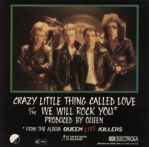 Queen Crazy Little Thing Called Love - EX German 12